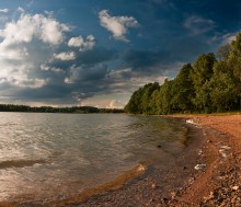 ...........На Минском........... / Вечер на Минском море перед грозой.