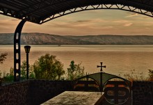Галилейское море на закате / Ноябрь....умиротворение на закате