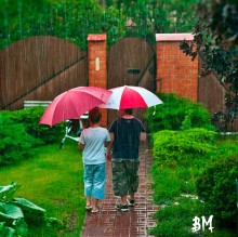 &quot;им дождь не помеха...&quot; / им дождь не помеха...дождь настолько сильный, что на фотографии видны струйки капель дождя