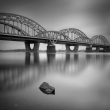 Reflection / Дарницкий автомобильно-железнодорожный мост, Киев