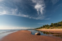 Пейзаж с камнем / Балтийский берег