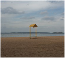 Осеннее одиночество / Пляж на Минском море