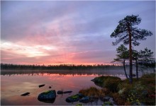 Предвкушение осеннего утра... / Кольский п-ов, где-то в районе реки Пиренга.