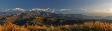 Осенние горы / Вот такие виды с холмов окружающих Алма-ату.