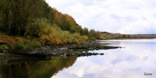 Обмелевшая река Припять, Скучающая Лодка / Обмелевшая река Припять, Скучающая Лодка