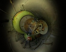 Подземный бункер в Беловежской пуще. / Для правильного восприятия рекомендуется просмотр во флеше.
http://sferitus.com/panorama/trash/bunker-2_condi.php