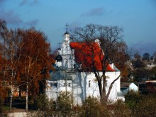 храм и дерево / церковь кутеенского мужского монастыря