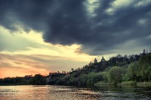 «Уходящий закат» / река Десна