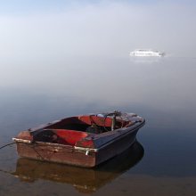 ЗАВИСТЬ. / Раннее утро,река Волга,туман,Ярославль.