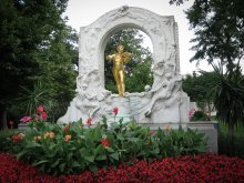 Johann Strauss / Памятник Штраусу в Венском парке