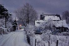 Улица Майская. Первый снег. / С Рождеством Христовым!!!