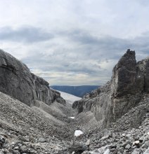 Перевал Северный Рисчорр / Панорама из 4х снимков