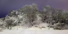 Недалеко от города Саратова, зима 2012 / ночная съемка