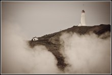 Родом из тумана / маяк в Рейкьянес, Исландия
