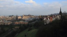 Эдинбург / вид с Эдинбургского замка(Касл-Рок)