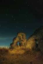 звезды над Феодоро ... / ночь,Крым,Мангуп