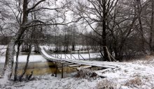 переправа / р.Нарочанка  
7 вертикальных кадров