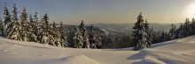 вид с хребта / хребет г.Парашка, Карпаты