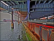 FDR drive, NY,  вид снизу / Кольцевая в Манхэттэне имени Ф.Д. Рузвельта - восточная часть.