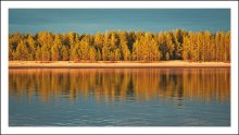 отражение осени... / река Северная Двина