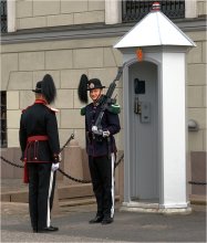 Стража короля / Осло, королевский дворец