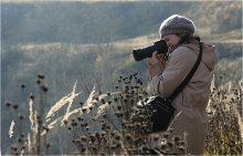 ФОТОГРАФ В ЕСТЕСТВЕННОЙ СРЕДЕ ОБИТАНИЯ / Фотограф следит за природой, а кто-то за фотографом...