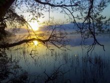 Рассвет на озере Белом / Случайный кадр с рыбалки пятилетней давности