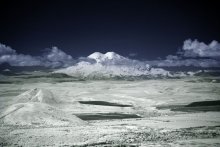 another world / IR foto, Elbrus