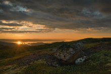 Когда солнце упало в море / Кольский, белые ночи