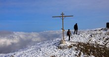 Путь к вершине / Эклизи-Бурун (Церковный мыс) 1527 метров над уровнем Алушты.  Верхнее плато Чатыр-Дага