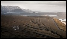 Земля, посыпанная пеплом.... / Вечерняя съемка в районе озер Veidivotn, Исландия.