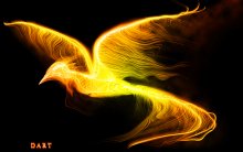 Феникс / Феникс -  мифологическая птица, обладающая способностью сжигать себя и затем возрождаться из пепла.