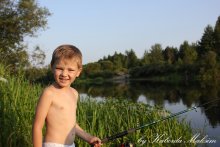 Рыбалка / Портрет мальчика на рыбалке