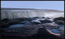 Водопады Исландии-2 / снято после захода солнца, белая ночь