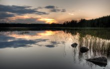 закат на одном из тысячи озер / *********