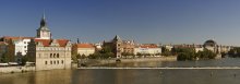 Вид с Карлова моста в Праге / Вид с Карлова моста в Праге (панорама с 5 кадров)