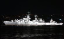 Гвардейский ракетный крейсер "Москва". / Флагман Черноморского военного флота России