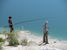 На рыбалке / Инкерман - возле монастыря карьер