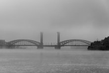 Туман / Вид на финляндский железнодорожный мост
