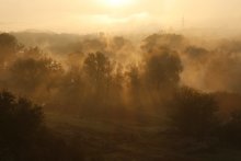 Свет и тени. / Утреннее солнце и утренний туман - прирожденные художники написания самых
невероятных естественных картин.