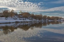 на берегу старого города / зима пришла