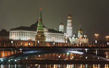 &nbsp; / Московский кремль, вид от Патриаршего моста