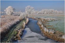 Winter in Belgium. / A very cold morning in my region.