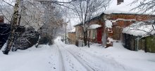 По старой улочке Владимира / а снег идет....