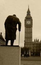 Символы эпох / Лондон. Памятник сэру Уинстону Черчиллю