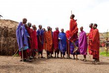 Масайские танцы / Снято в масайской деревне, май, 2012.