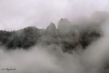 Туманные вершины Демерджи / Немного не повезло с осенним походом :(