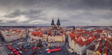 Вид с ратуши на Прагу. / Панорама из 8-ми вертикальных кадров ...
Закончился праздник, сворачиваемся… !