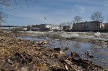 Весна, как много в этом слове / г. Вологда, Красный мост, река Вологда