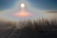 Сквозь толщу тумана / Снято на рассвете в феврале 2013